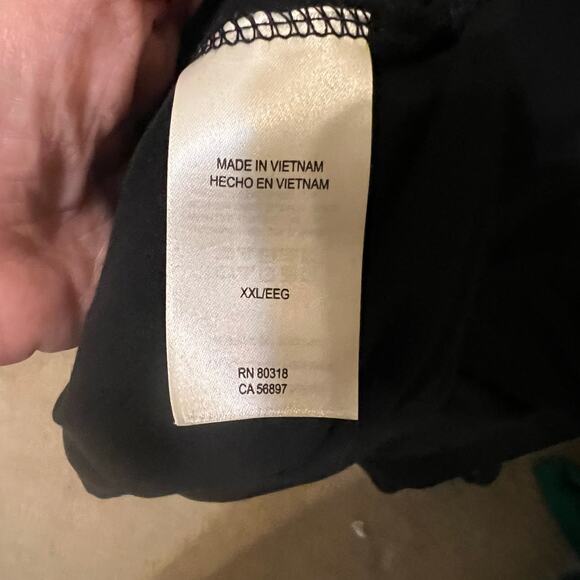 Lucky Brand Long Sleeve Black T-Shirt Men's Size XXL EUC Soft Plain Black Shirt - Picture 7 of 8